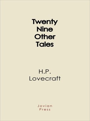 cover image of Twenty-Nine Other Tales